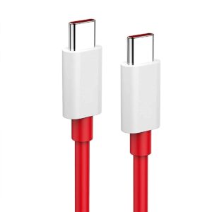 OnePlus Original Warp Charge C‑to‑C Fast Charging Cable – 6.5 A Type‑C for OnePlus 8T and More