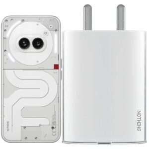 Nothing 45W Dual‑Port USB‑C PD Fast Charger (Power Delivery, 2‑Port Wall Adapter)