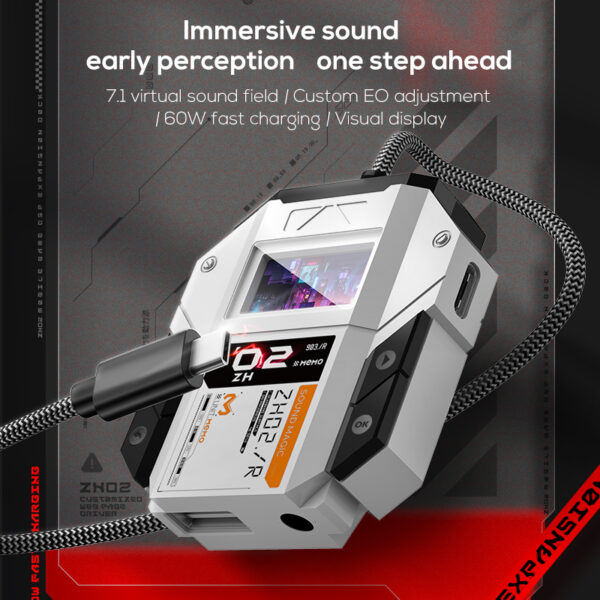 Memo ZH02 Display Splitter DSP Sound Card for Gaming Plug n Play - Image 5