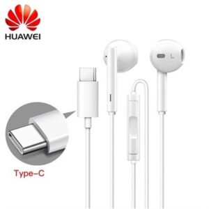 Genuine Huawei CM33 USB Type-C Earphones with Remote & Mic – High-Quality Sound for Mate 20 Pro & P20 Series