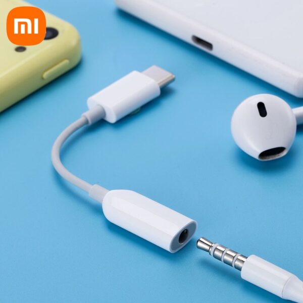 Xiaomi Usb Type C To 3.5mm Earphone Audio Jack Aux Cable Adapter Mi 12t 12 11 10T Pro Lite ultra 12X Poco F3 pad blackshark 5