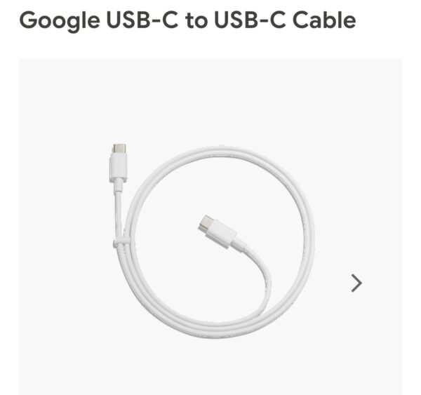 Original USB C to C 3A PD Charging Cable for Google Pixel 1M - Image 2